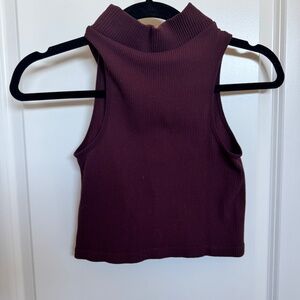 Maroon Stretch Top